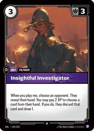 Insightful Investigator (135/219) [Unleashed] - Deck Out Gaming