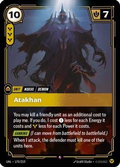Atakhan (170/219) [Unleashed] Foil - Deck Out Gaming