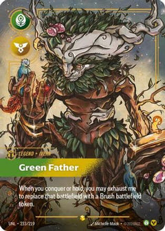 Ivern - Green Father (Overnumbered) (233/219) [Unleashed] Foil - Deck Out Gaming