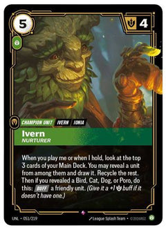 Ivern - Nurturer (051/219) [Unleashed] Foil - Deck Out Gaming