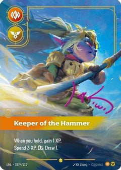 Poppy - Keeper of the Hammer (Signature) (237*/219) [Unleashed] Foil - Deck Out Gaming