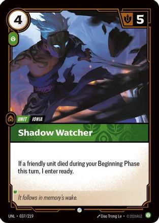 Shadow Watcher (037/219) [Unleashed] - Deck Out Gaming