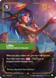 Lillia - Protector of Dreams (058/219) [Unleashed] Foil - Deck Out Gaming