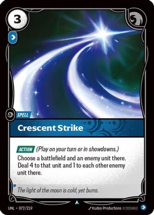 Crescent Strike (072/219) [Unleashed] Foil - Deck Out Gaming