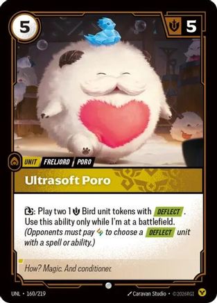 Ultrasoft Poro (160/219) [Unleashed] Foil - Deck Out Gaming