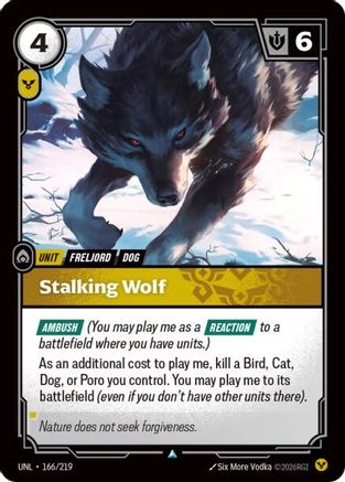Stalking Wolf (166/219) [Unleashed] - Deck Out Gaming