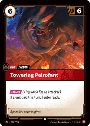 Towering Pairofant (008/219) [Unleashed] Foil - Deck Out Gaming