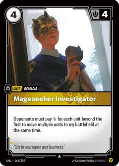 Mageseeker Investigator (163/219) [Unleashed] - Deck Out Gaming