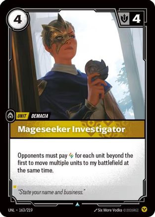 Mageseeker Investigator (163/219) [Unleashed] Foil - Deck Out Gaming