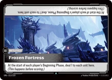 Frozen Fortress (212/219) [Unleashed] Foil - Deck Out Gaming