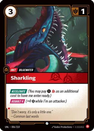 Sharkling (006/219) [Unleashed] - Deck Out Gaming