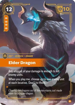 Elder Dragon (118/219) [Unleashed] Foil - Deck Out Gaming