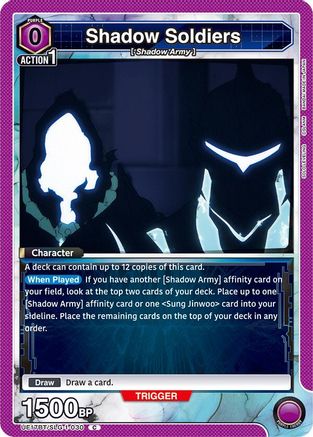 Shadow Soldiers (Box Topper Foil) (UE17BT/SLG-1-030) [UE17BT: SOLO LEVELING] Foil - Deck Out Gaming