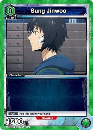 Sung Jinwoo (045) (Box Topper Foil) (UE17BT/SLG-1-045) [UE17BT: SOLO LEVELING] Foil - Deck Out Gaming