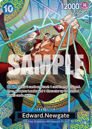 Edward.Newgate (SP) (OP13-042) [Adventure on Kami's Island] Foil - Deck Out Gaming