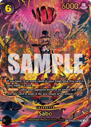 Sabo (PRB02-014) (SP) (PRB02-014) [Adventure on Kami's Island] Foil-1