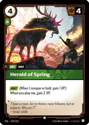 Herald of Spring (034/219) [Unleashed] - Deck Out Gaming