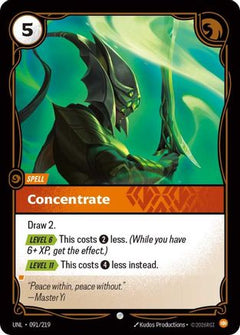 Concentrate (091/219) [Unleashed] Foil - Deck Out Gaming