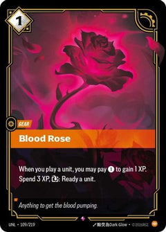 Blood Rose (109/219) [Unleashed] Foil - Deck Out Gaming