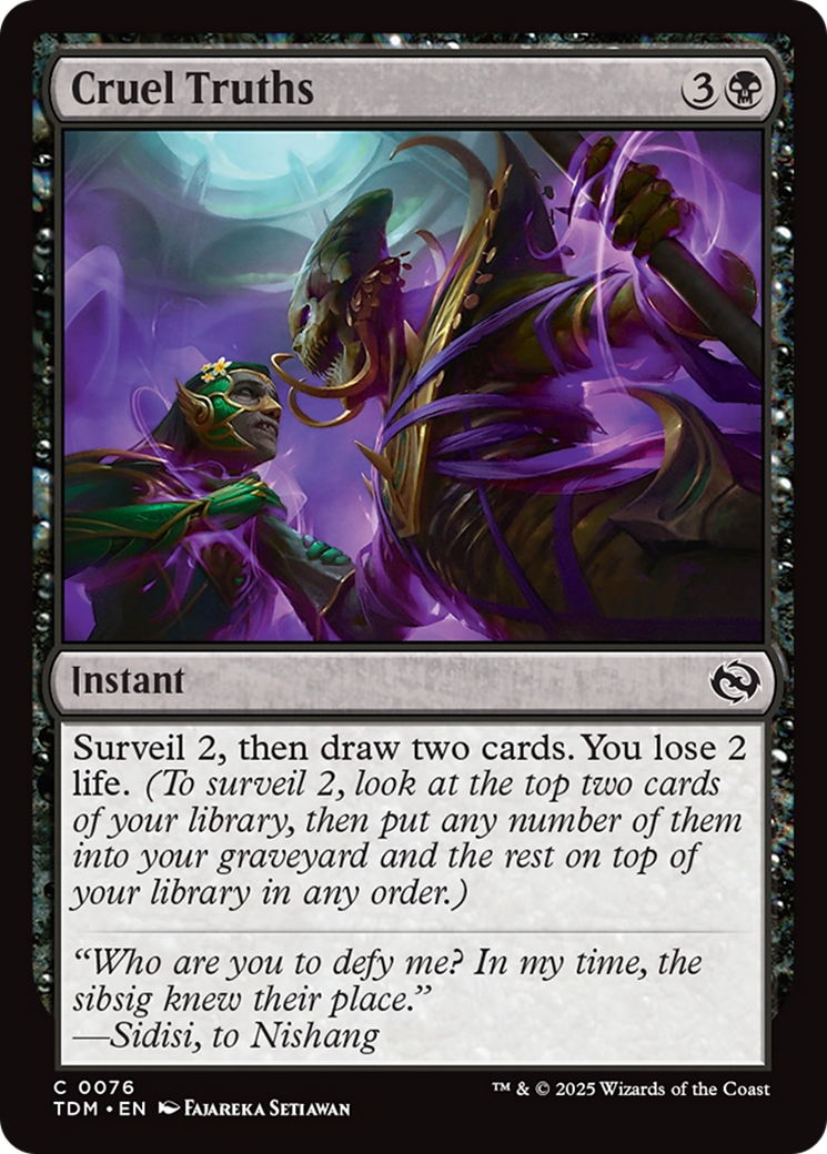 Cruel Truths (76) [Tarkir: Dragonstorm] - Deck Out Gaming