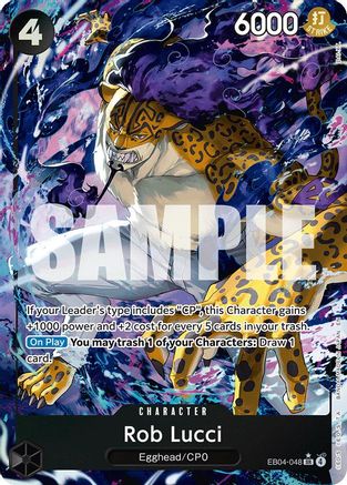 Rob Lucci (Alternate Art) (EB04-048) [Adventure on Kami's Island] Foil-1