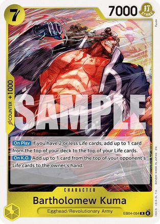 Bartholomew Kuma (EB04-054) (EB04-054) [Adventure on Kami's Island] Foil-1