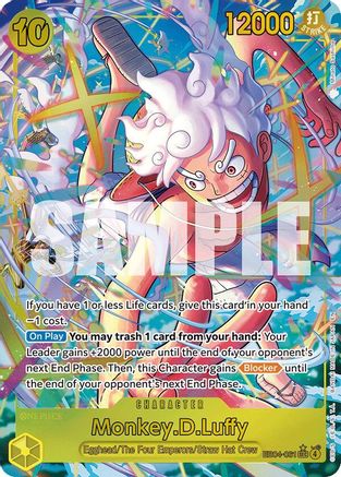 Monkey.D.Luffy (EB04-061) (Alternate Art) (EB04-061) [Adventure on Kami's Island] Foil - Deck Out Gaming