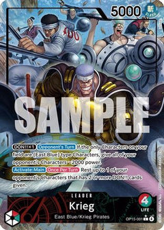 Krieg (OP15-001) (Alternate Art) (OP15-001) [Adventure on Kami's Island] Foil-1