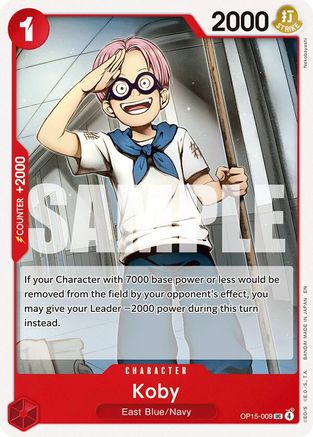 Koby (OP15-009) (OP15-009) [Adventure on Kami's Island]-1