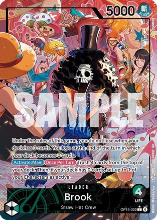 Brook (OP15-022) (Alternate Art) (OP15-022) [Adventure on Kami's Island] Foil