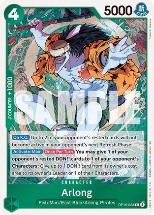 Arlong (OP15-023) [Adventure on Kami's Island] Foil - Deck Out Gaming