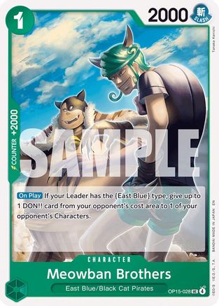 Meowban Brothers (OP15-028) [Adventure on Kami's Island] - Deck Out Gaming