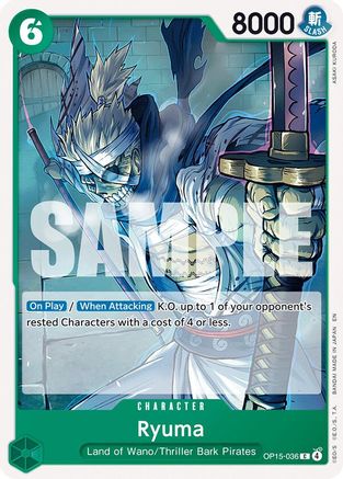 Ryuma (OP15-036) [Adventure on Kami's Island] - Deck Out Gaming