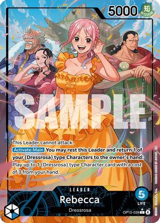 Rebecca (OP15-039) (Alternate Art) (OP15-039) [Adventure on Kami's Island] Foil - Deck Out Gaming