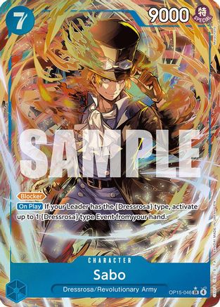 Sabo (Alternate Art) (OP15-046) [Adventure on Kami's Island] Foil - Deck Out Gaming