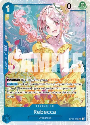 Rebecca (OP15-053) (OP15-053) [Adventure on Kami's Island] Foil - Deck Out Gaming