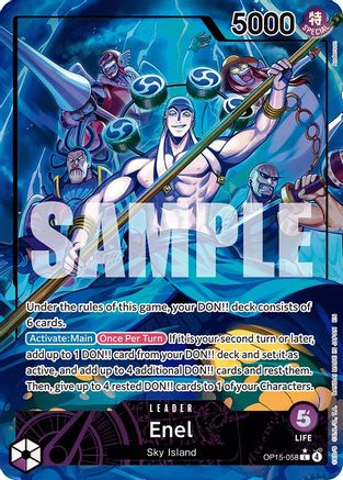 Enel (OP15-058) (Alternate Art) (OP15-058) [Adventure on Kami's Island] Foil-1