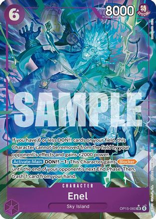 Enel (OP15-060) (Alternate Art) (OP15-060) [Adventure on Kami's Island] Foil
