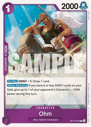 Ohm (OP15-061) [Adventure on Kami's Island] Foil