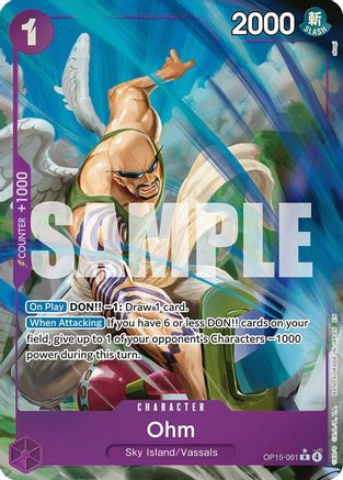 Ohm (Alternate Art) (OP15-061) [Adventure on Kami's Island] Foil - Deck Out Gaming