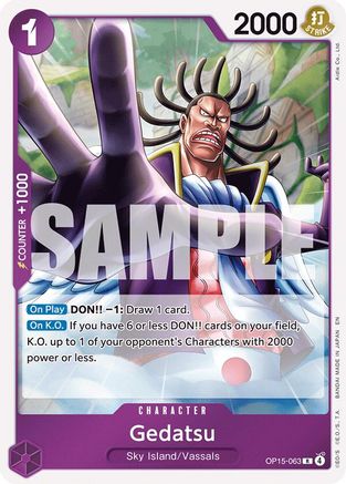 Gedatsu (OP15-063) [Adventure on Kami's Island] Foil