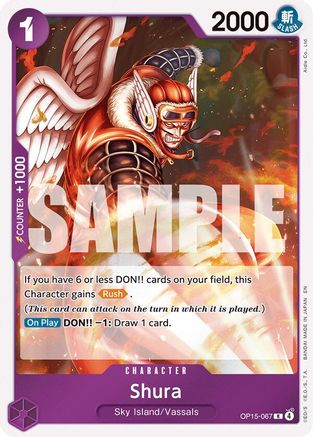 Shura (OP15-067) [Adventure on Kami's Island] Foil - Deck Out Gaming