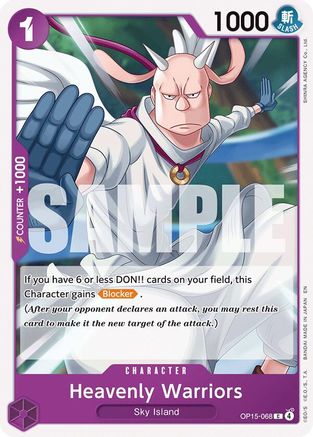 Heavenly Warriors (OP15-068) [Adventure on Kami's Island]