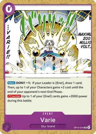 Varie (OP15-074) [Adventure on Kami's Island] - Deck Out Gaming