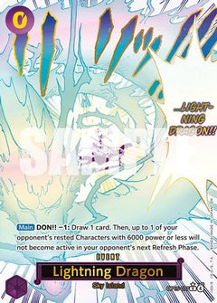 Lightning Dragon (Alternate Art) (OP15-077) [Adventure on Kami's Island] Foil-1
