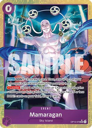 Mamaragan (Alternate Art) (OP15-078) [Adventure on Kami's Island] Foil - Deck Out Gaming