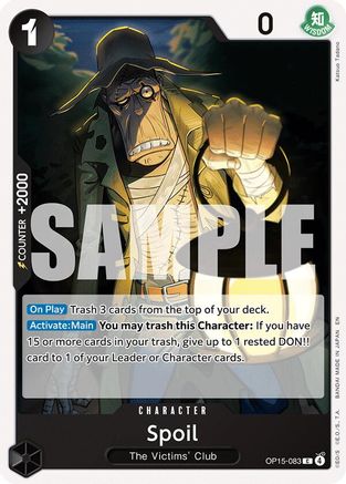 Spoil (OP15-083) [Adventure on Kami's Island] - Deck Out Gaming