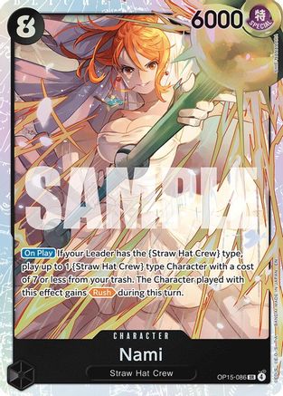 Nami (OP15-086) (OP15-086) [Adventure on Kami's Island] Foil - Deck Out Gaming