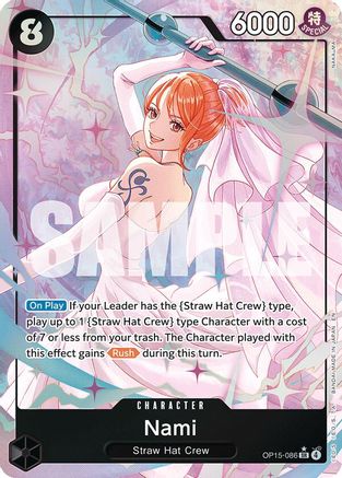 Nami (OP15-086) (Alternate Art) (OP15-086) [Adventure on Kami's Island] Foil