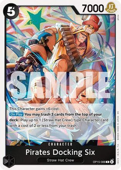 Pirates Docking Six (OP15-088) [Adventure on Kami's Island] Foil - Deck Out Gaming
